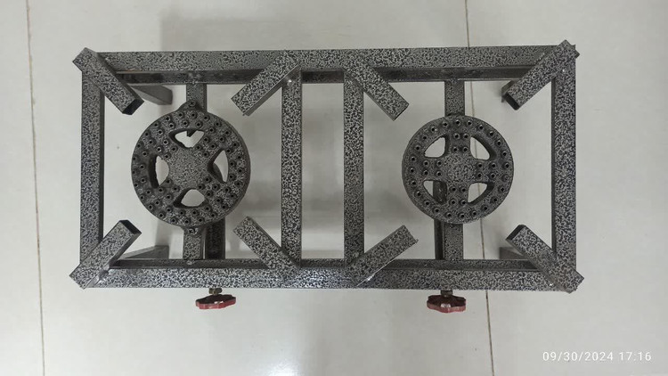قیمت اجاق گاز دو شعله آهنی 25*25