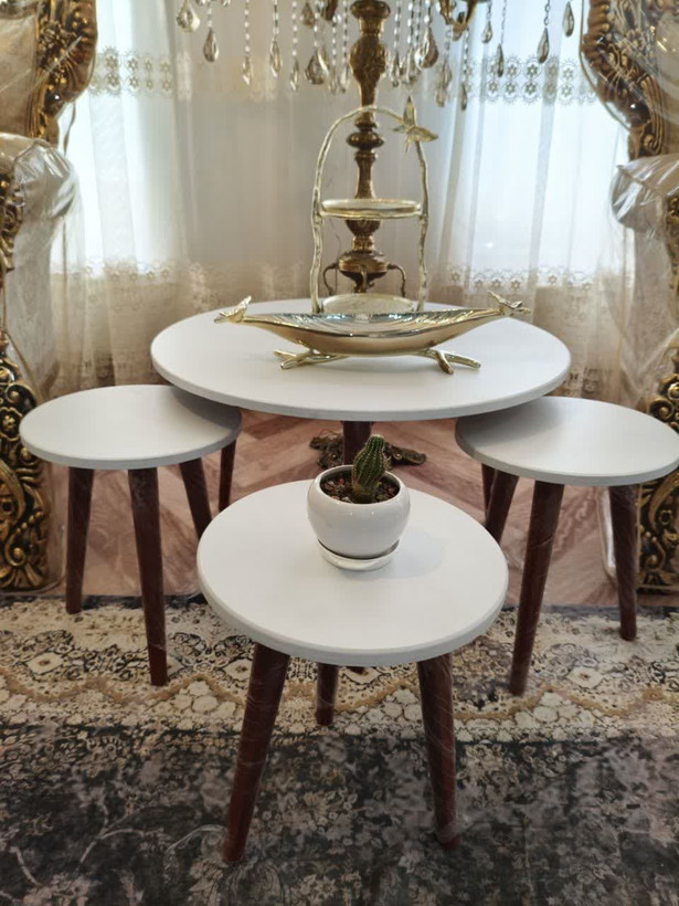مشخصات جلو مبلی و عسلی گرد مدل ونوس - ارسال رایگان